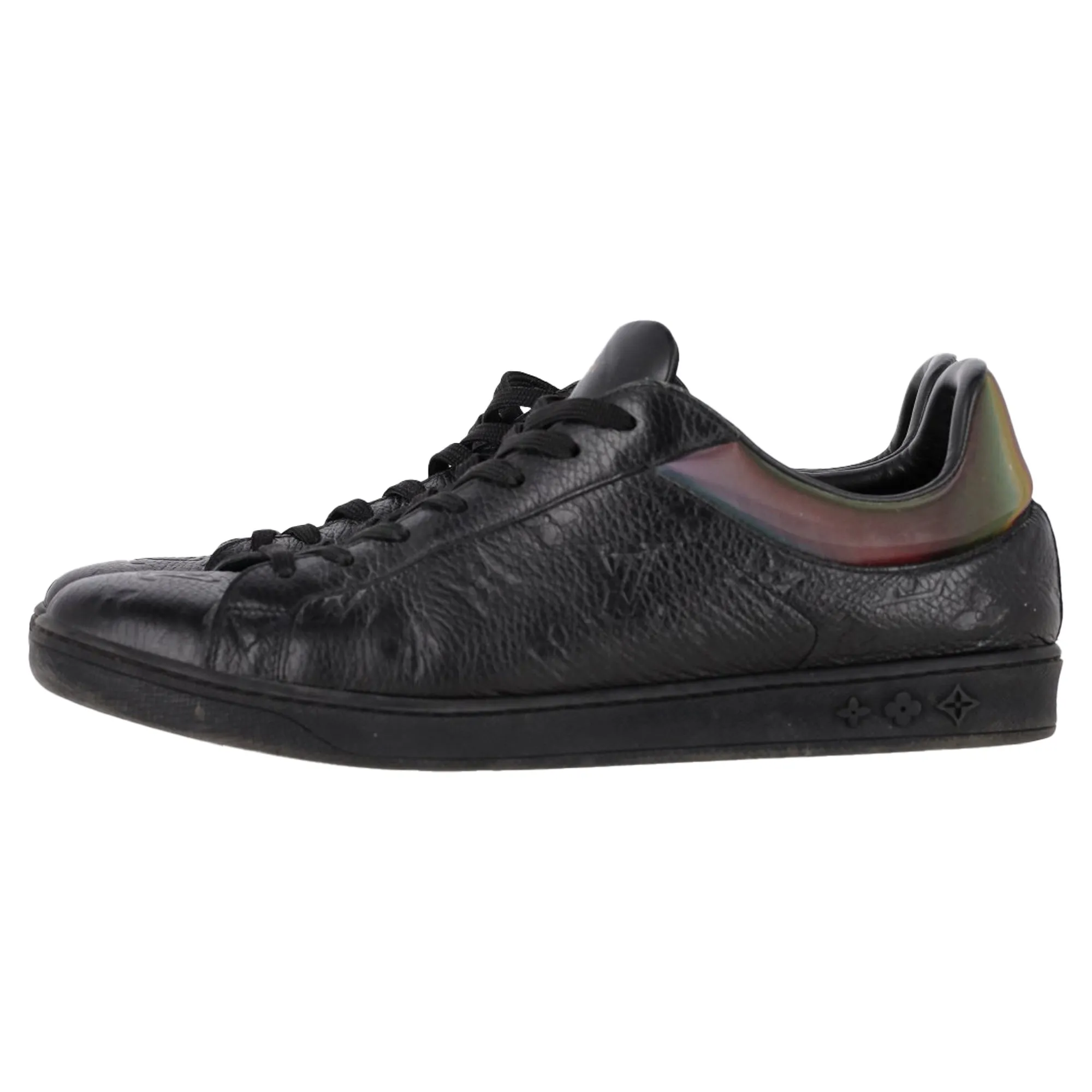 Louis Vuitton Luxembourg Monogram Sneakers in Black Leather
