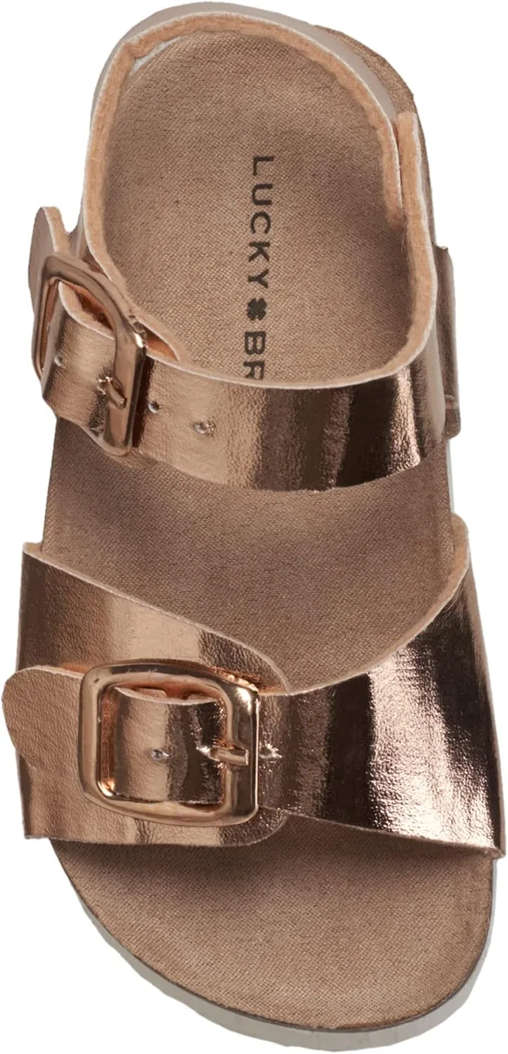 Lucky Brand Unisex-Child Kids' Blanc 2 Strap Sandals Little Kid/Toddler