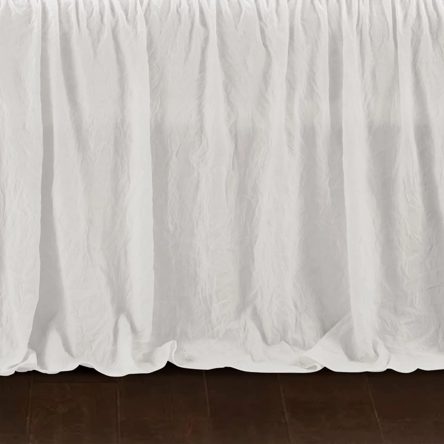 Lush Decor Ruffle Skirt Daybed Cover 5 Piece Set 39" W x 75" L, White -White Bedding Set - Daybed Comforter Set - Ruffled Bedding - Coquette Decor