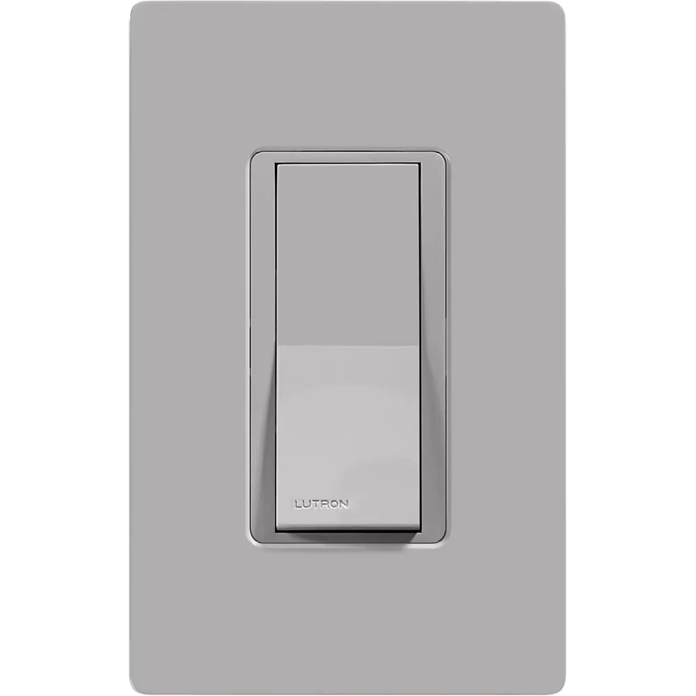 Lutron Claro 15 Amp On/Off 4-Way Switch, CA-4PS-GR, Gray