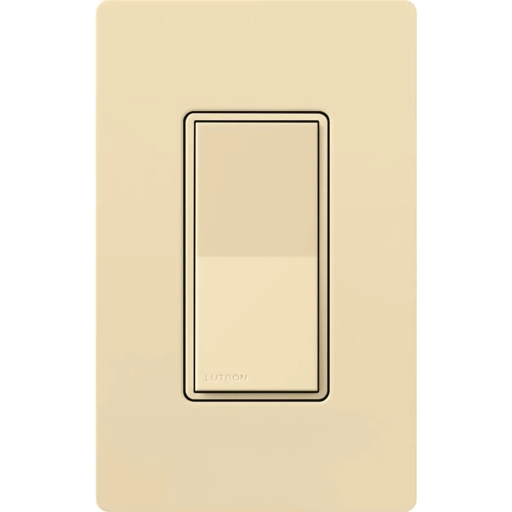 Lutron Sunnata On/Off Accessory Switch, only for use with Sunnata LED  Dimmers, ST-AS-IV, Ivory
