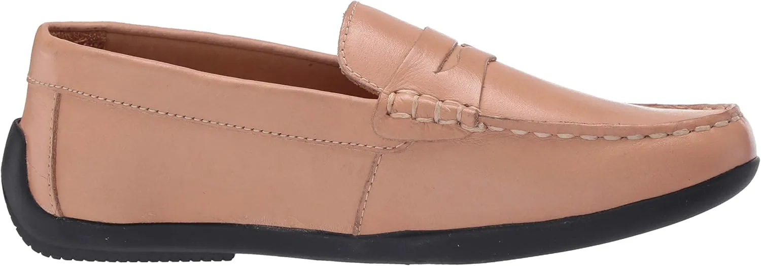 Marc Joseph New York Unisex-Child Leather Made in Brazil Luxury Fashion Slip on Loafer with Penny Detail