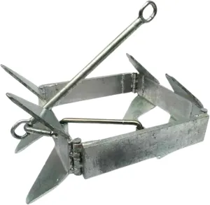 MarineNow Folding Square Anchor Choose 13, 19, or 25 lb