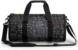Math Formula Duffel Bag for Men Women Gym Bag Sports Small Overnight Bag for Travel Weekender