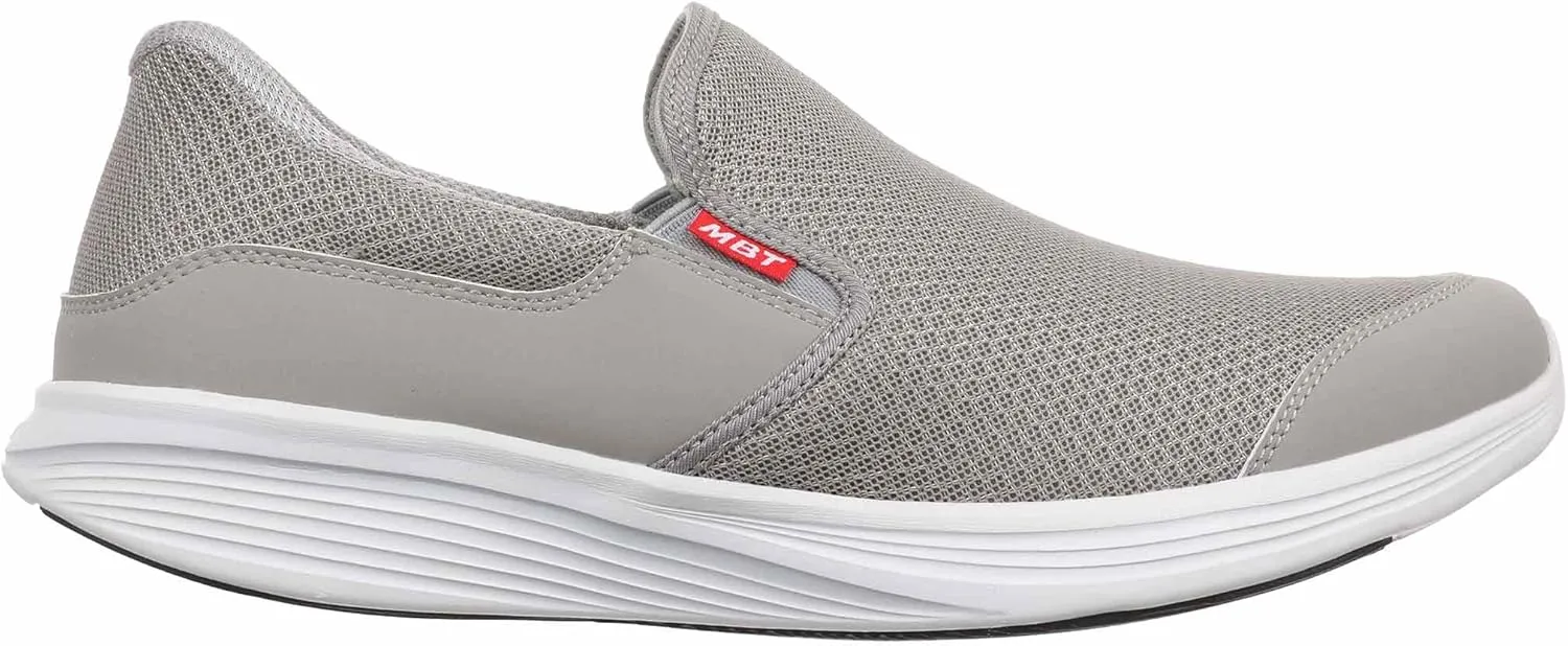 MBT Mens SF Modena III Textile Synthetic Light Grey Trainers 9 US