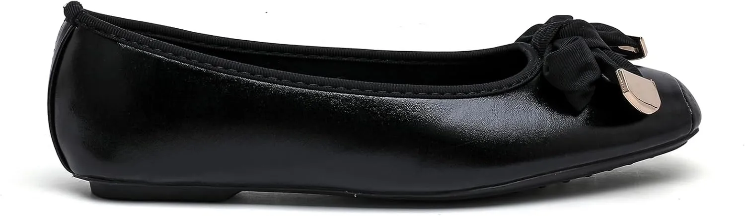 MEMON Women's Flats/Women Fashion Bowknot Flats/Ballet Flats for Women/Comfort Light Weight Slip-On Dress Shoes