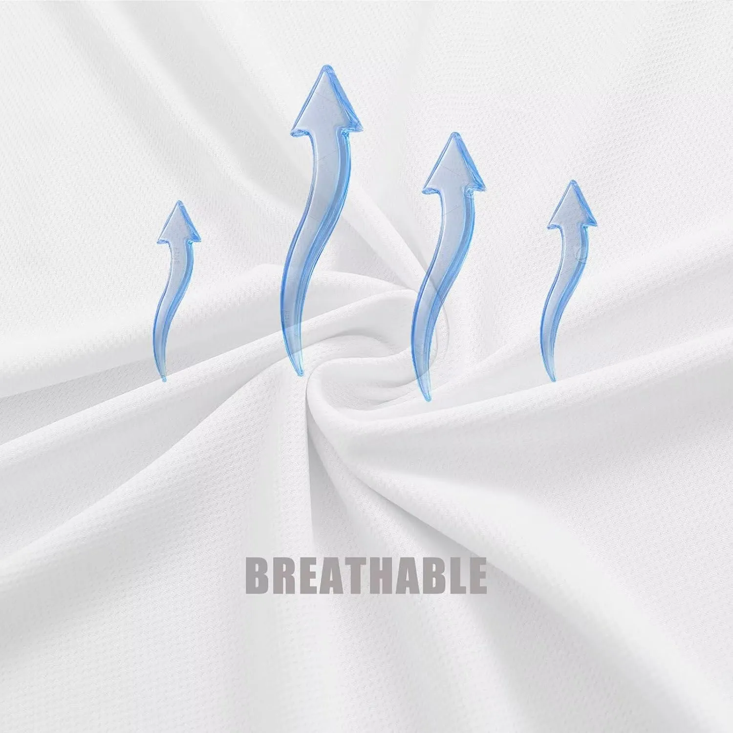 Men's Athletic Quick Dry Moisture Wicking T Shirts Active Crew Neck Gym Workout Short Sleeve Tee Shirt