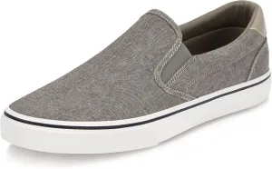 Men's Black Classic Low Top Shoes Canvas Fashion Sneaker with Soft Insole Causal Dress Shoes for Men Comfortable Walking Shoes