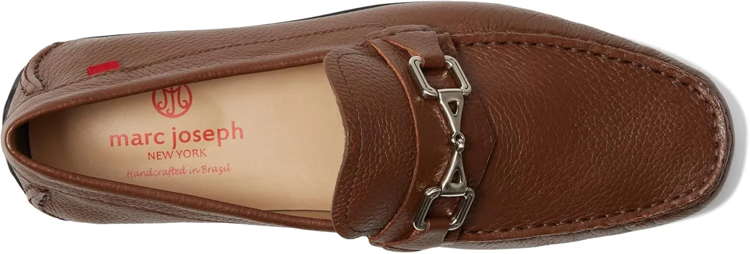 Mens Casual Comfortable Genuine Leather Driving Moccasins Classic Wall Street Fashion Buckle Loafer Slip On Breathable Driving Loafer