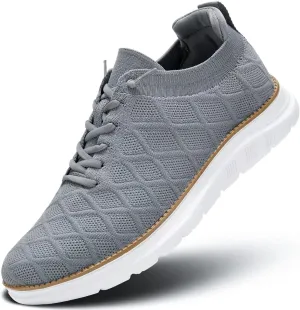 Mens Casual Dress Oxfords Shoes Fashion Mesh Work Business Walking Sneakers Comfortable Lightweight Soft Sole