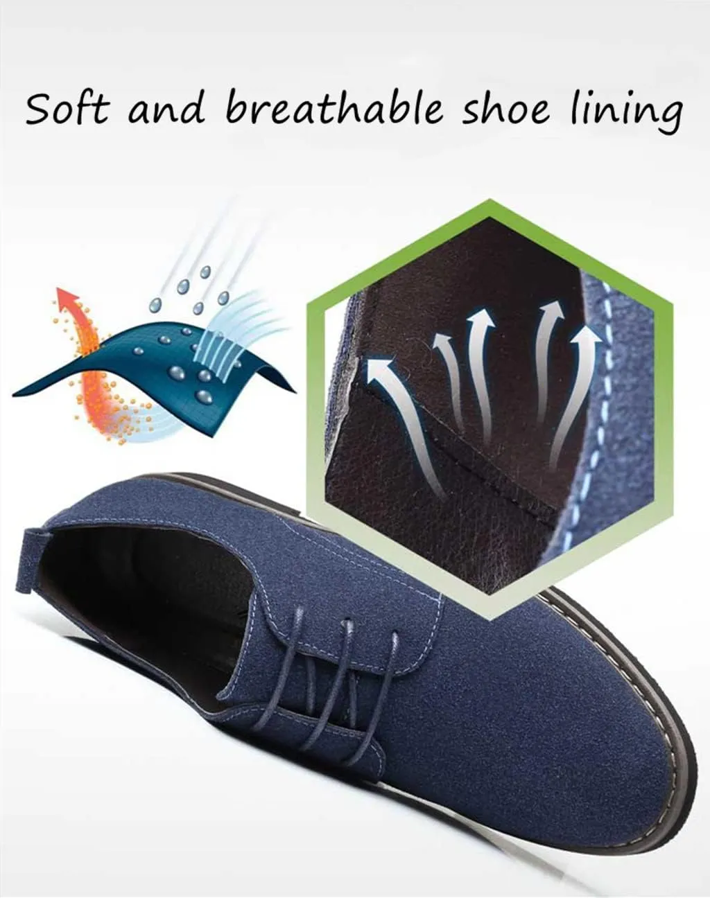 Mens Casual Oxford Business Dress Shoes Leather Slip-on Loafer for Men Walking Driving Office Outdoor Penny Oxfords Comfort Fashion Leisure Breathable Stylish Loafers