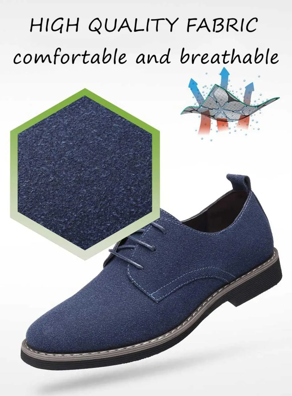 Mens Casual Oxford Business Dress Shoes Leather Slip-on Loafer for Men Walking Driving Office Outdoor Penny Oxfords Comfort Fashion Leisure Breathable Stylish Loafers