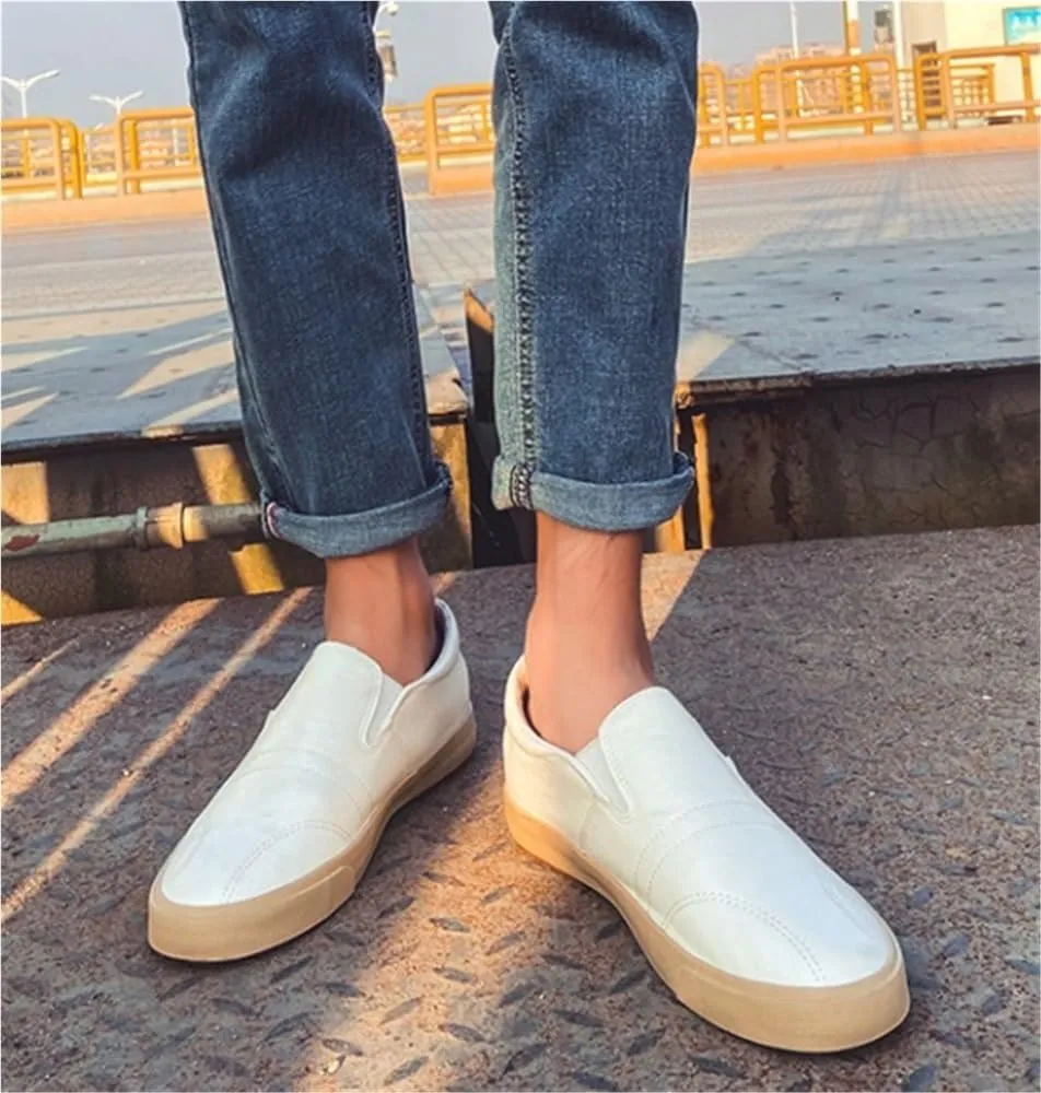 Mens Classic Leather Loafers Resistant Lightweight Anti-Slip Slip-on Platform Oxford Height-Increasing Shoes