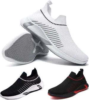 Men's Good Arch Support & Easy to Put On and Take Off Orthopedic Shoes for Men Slip On Comfort Breathable Sneakers