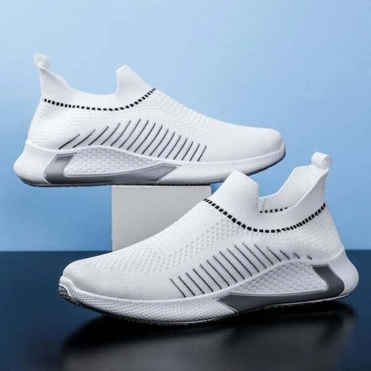 Men's Good Arch Support & Easy to Put On and Take Off Orthopedic Shoes for Men Slip On Comfort Breathable Sneakers