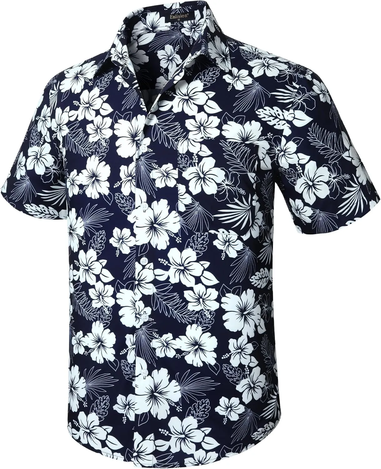 Men's Hawaiian Shirts Short Sleeve Casual Floral Button Down Tropical Shirt Summer Holiday Beach Aloha Hawaii Shirt