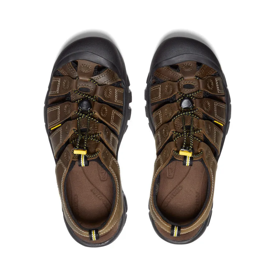 Men's Newport Leather Sandal Wide  |  Bison