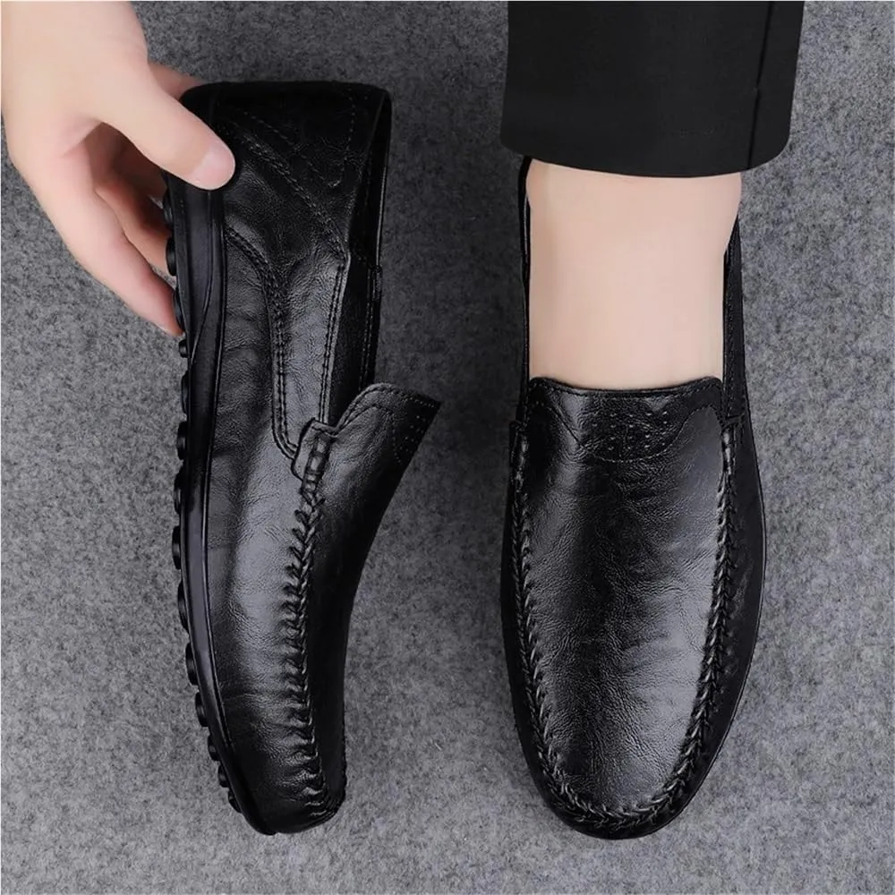 Mens Office Loafers Shoes Breathable Slip On Comfortable Driving Style Casual Events Business Outdoors Wedding