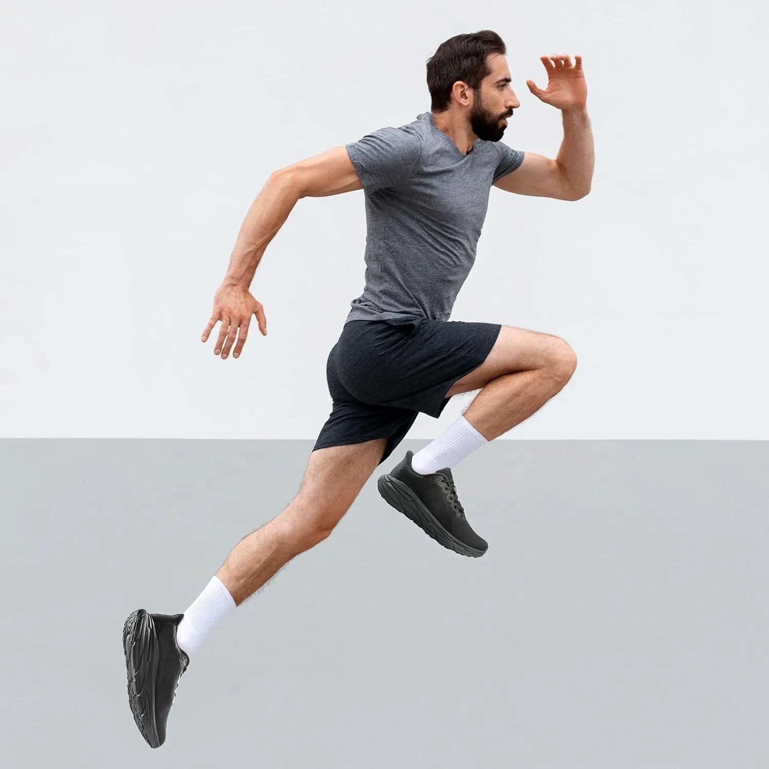 Mens Running Shoes Tennis Slip On Walking Shoes Breathable Non Slip Athletic Workout Gym Fashion Sneakers