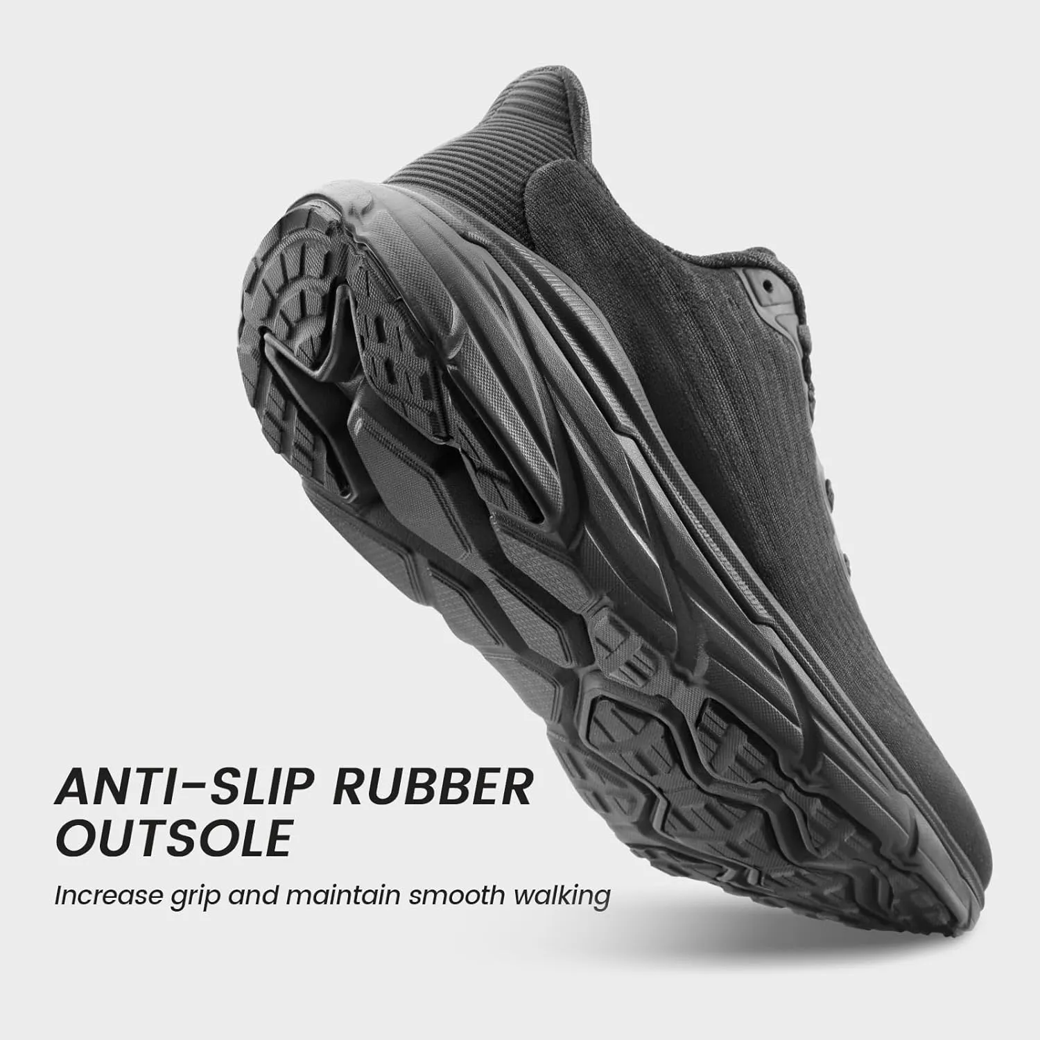 Mens Running Shoes Tennis Slip On Walking Shoes Breathable Non Slip Athletic Workout Gym Fashion Sneakers