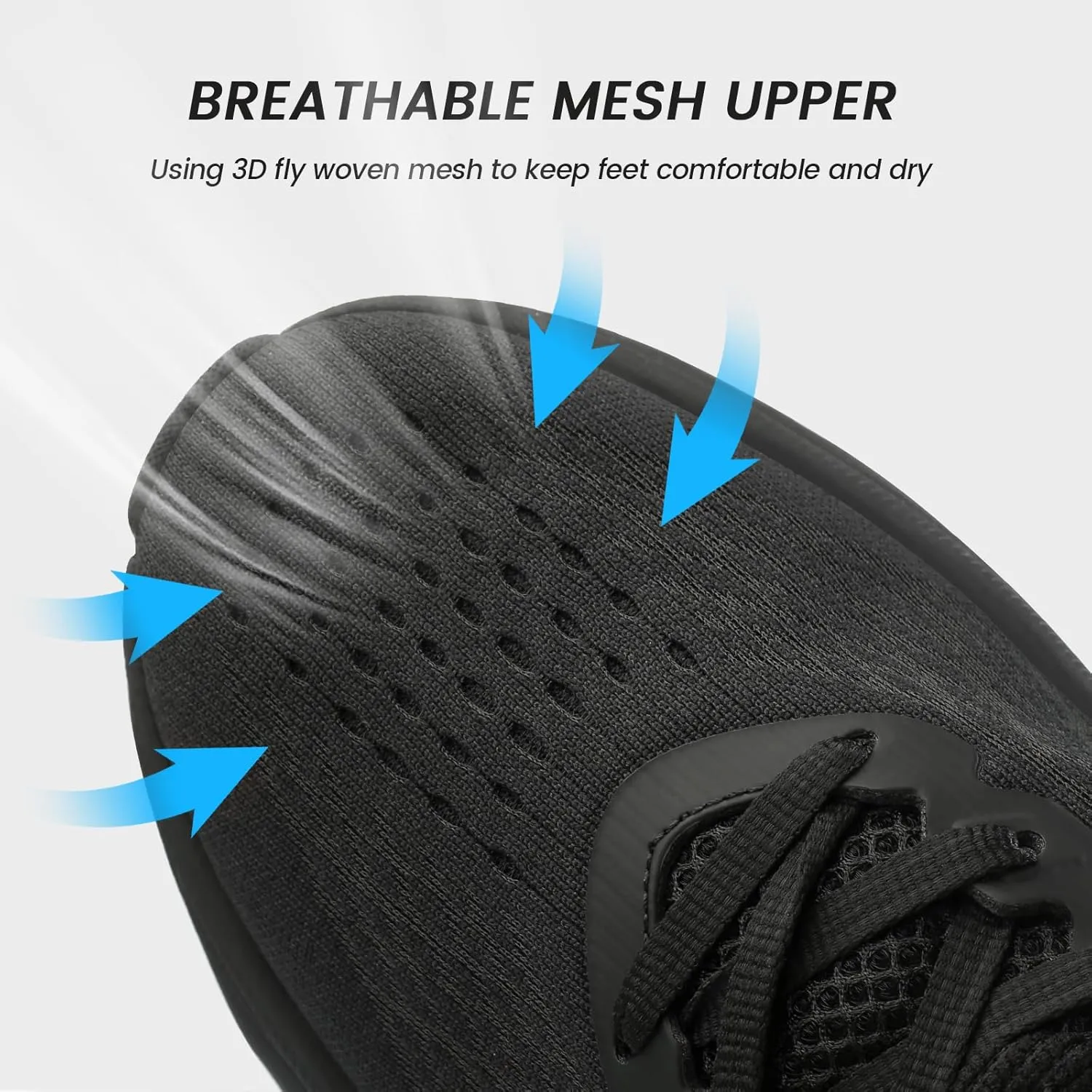 Mens Running Shoes Tennis Slip On Walking Shoes Breathable Non Slip Athletic Workout Gym Fashion Sneakers
