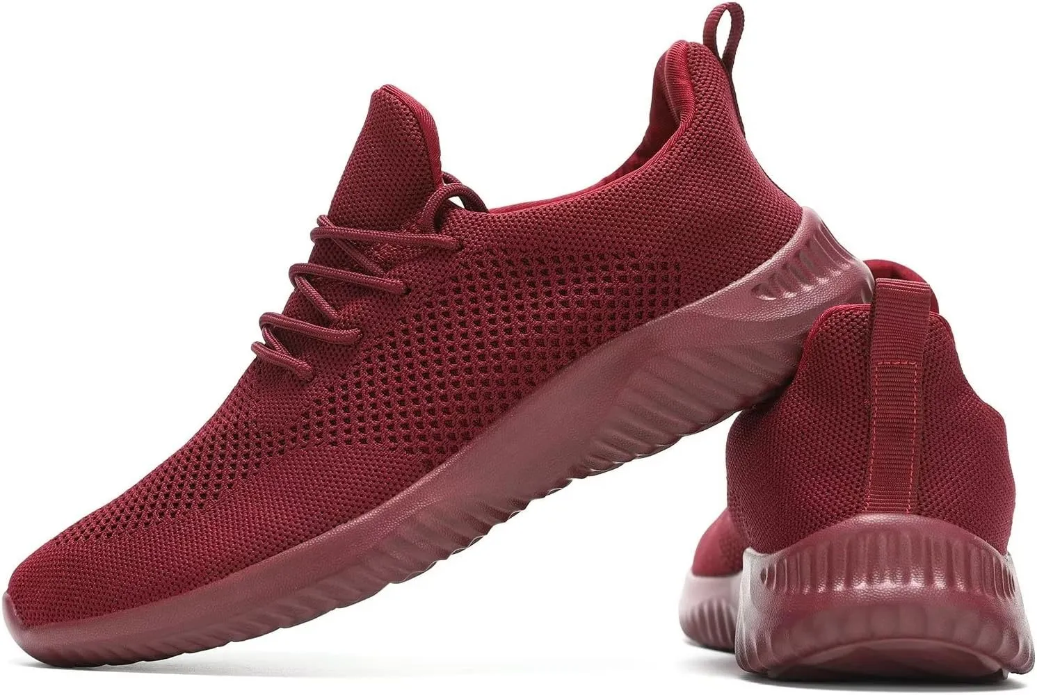 Men's Slip on Walking Shoes Ultra Light Breathable Non Slip Running Shoes Casual Fashion Sneakers Mesh Workout Sports