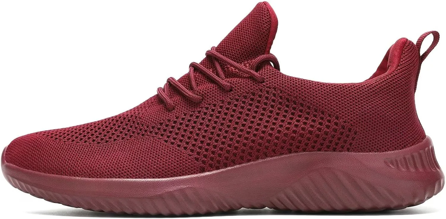 Men's Slip on Walking Shoes Ultra Light Breathable Non Slip Running Shoes Casual Fashion Sneakers Mesh Workout Sports