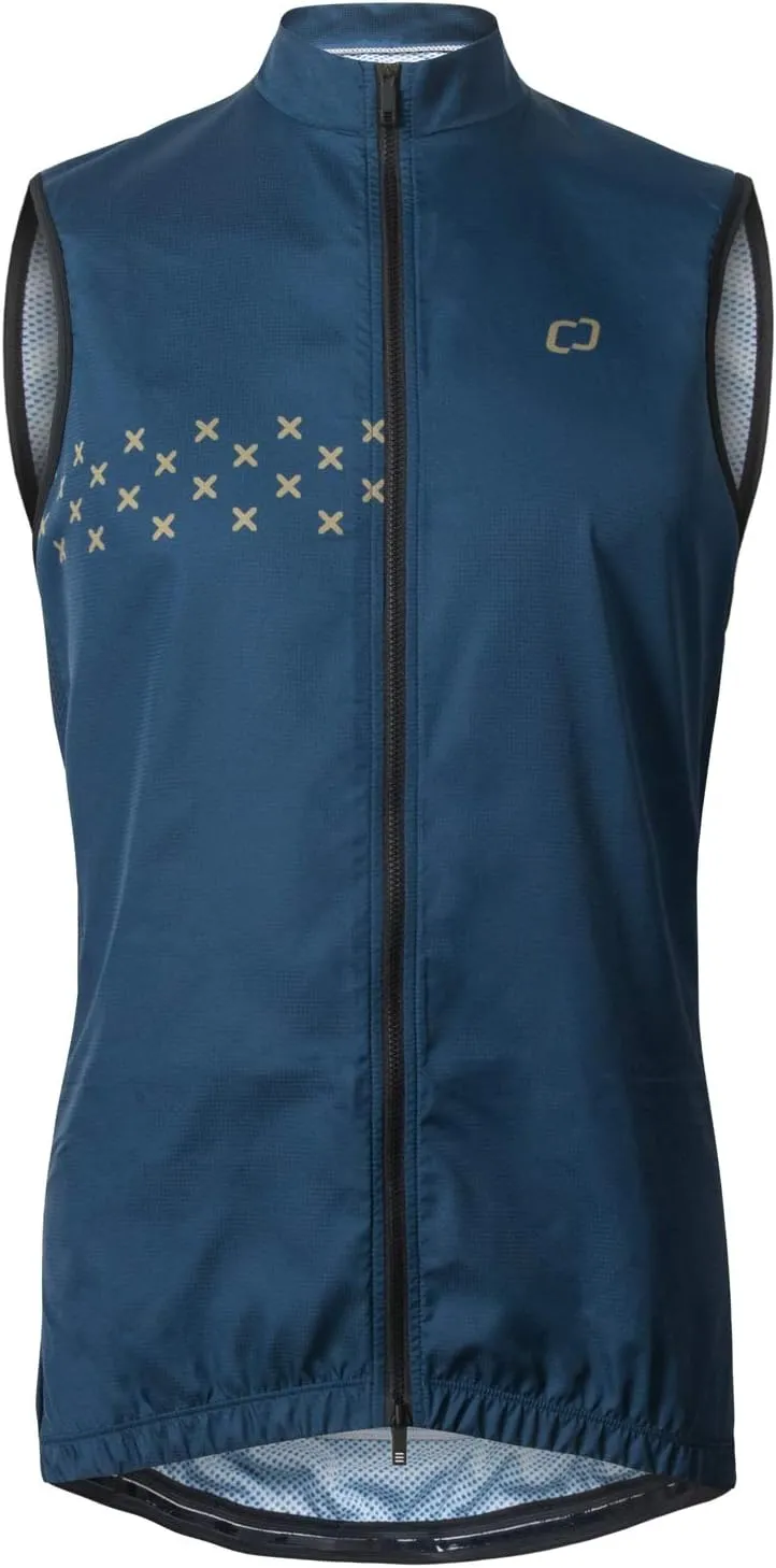 Men's Windbreaker Vest Windproof Sleeveless Jacket Visibility Safety Gilet Super-Light Coat Active