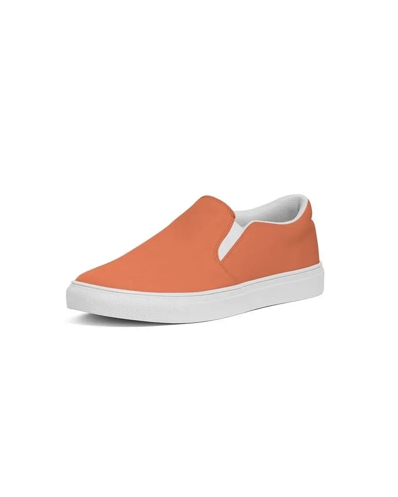 Midtone Orange Slip-On Canvas Sneakers | Men's | C0M70Y80K0