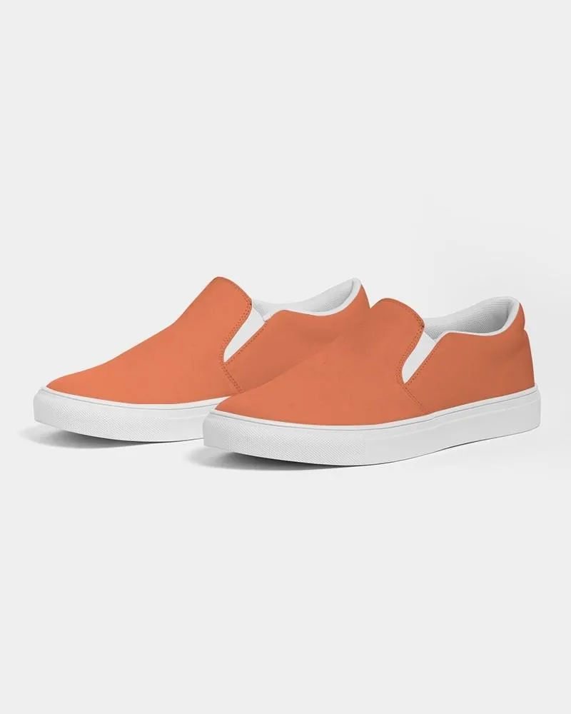 Midtone Orange Slip-On Canvas Sneakers | Men's | C0M70Y80K0