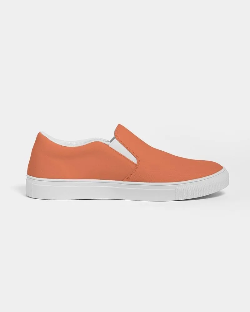Midtone Orange Slip-On Canvas Sneakers | Men's | C0M70Y80K0