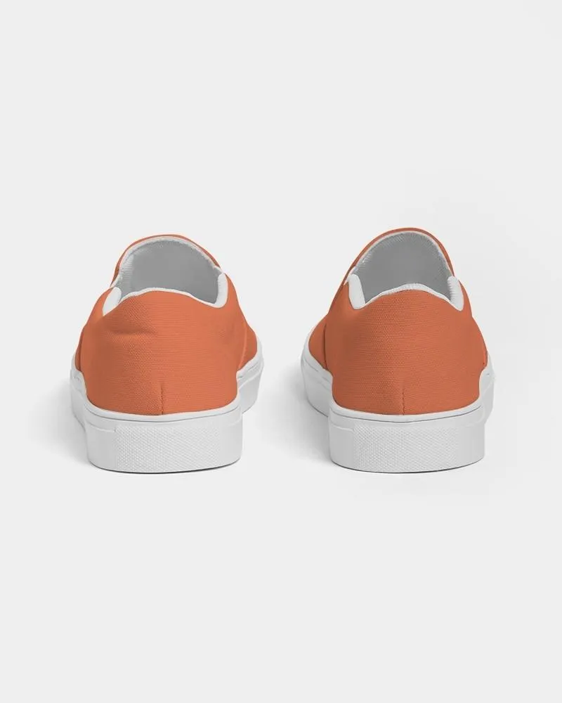Midtone Orange Slip-On Canvas Sneakers | Men's | C0M70Y80K0