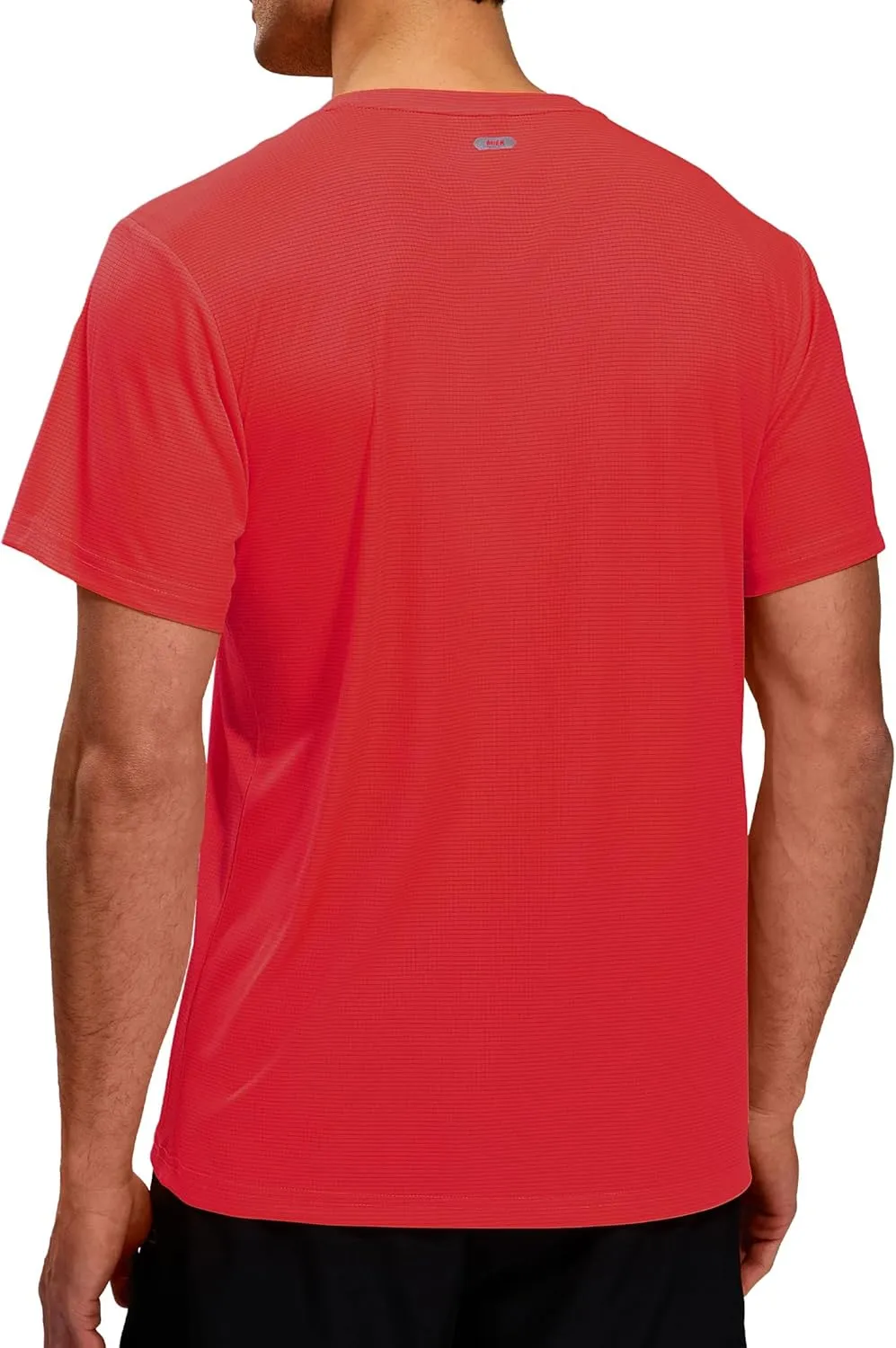 MIER Mens Dry Fit Workout T-Shirts Athletic Running Tshirt Short Sleeve Lightweight Airy Gym Sport Tee Shirt, Crew Neck
