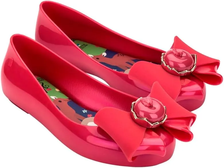 mini melissa Girl's Sweet Love   Disney Princess Jelly Ballet Flat for Kids - Jelly Ballerina Shoes for Girls, Disney-Inspired Ballet Flat