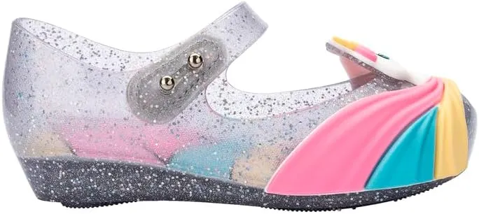 mini melissa Girl's Ultragirl Unicorn Ballet Flat
