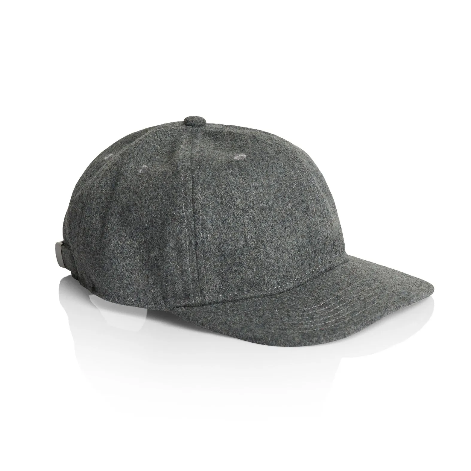 Minimal Wool Cap (Grey)