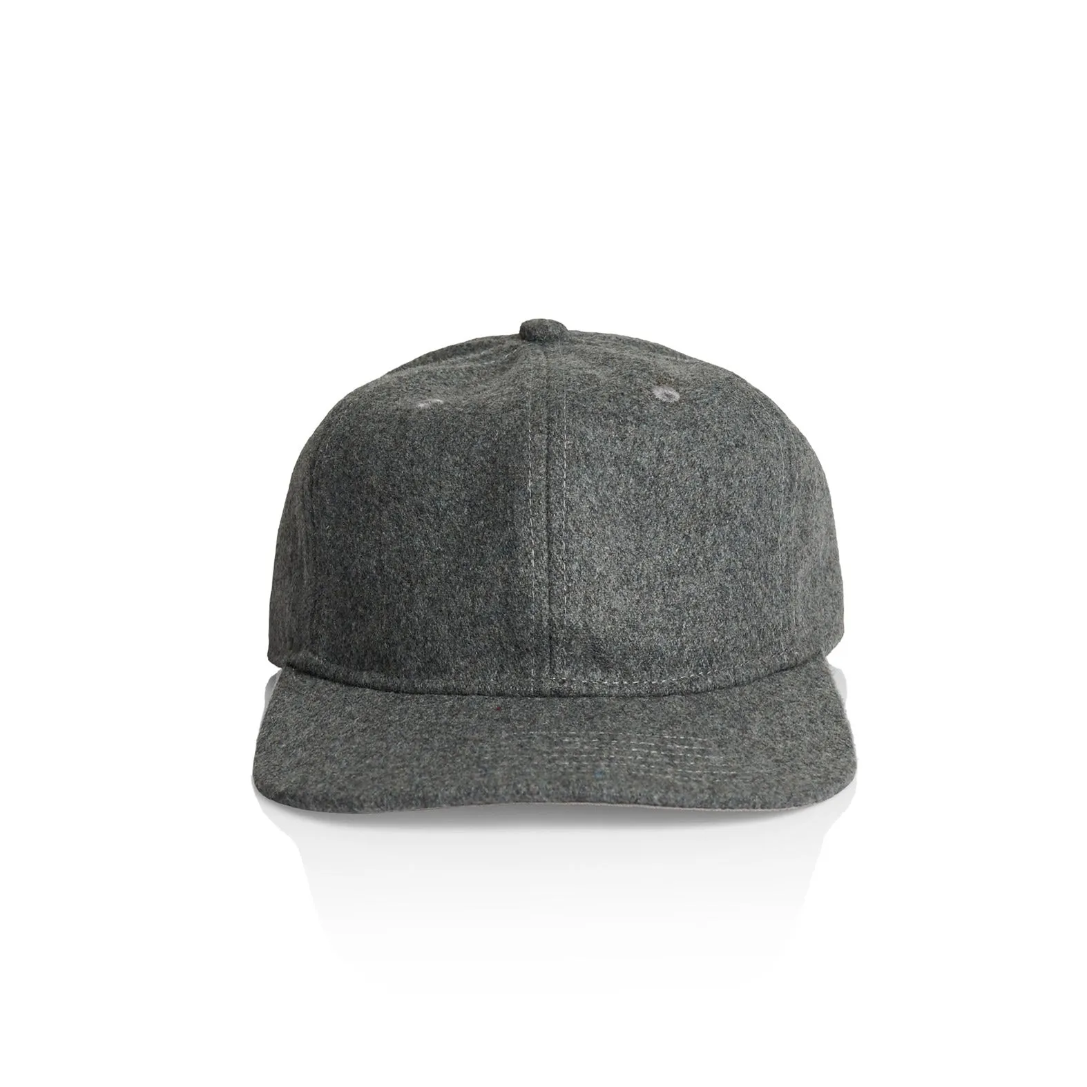 Minimal Wool Cap (Grey)