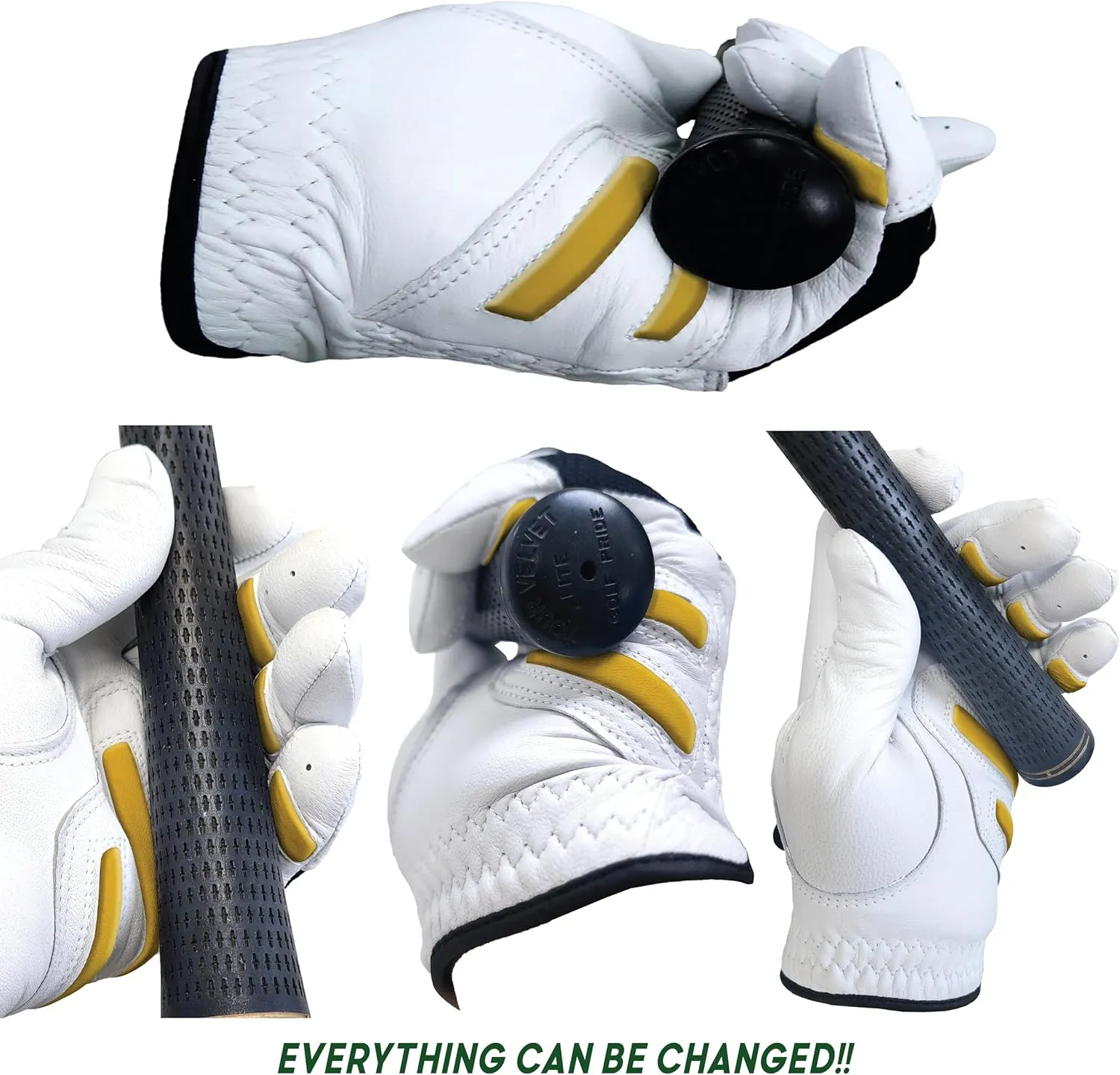 MONKEY GRIP Golf Glove Nonslip No Slice Pad Premium Cabretta Leather Power Good Grip Soft Fit Easy Grip Line Left Hand
