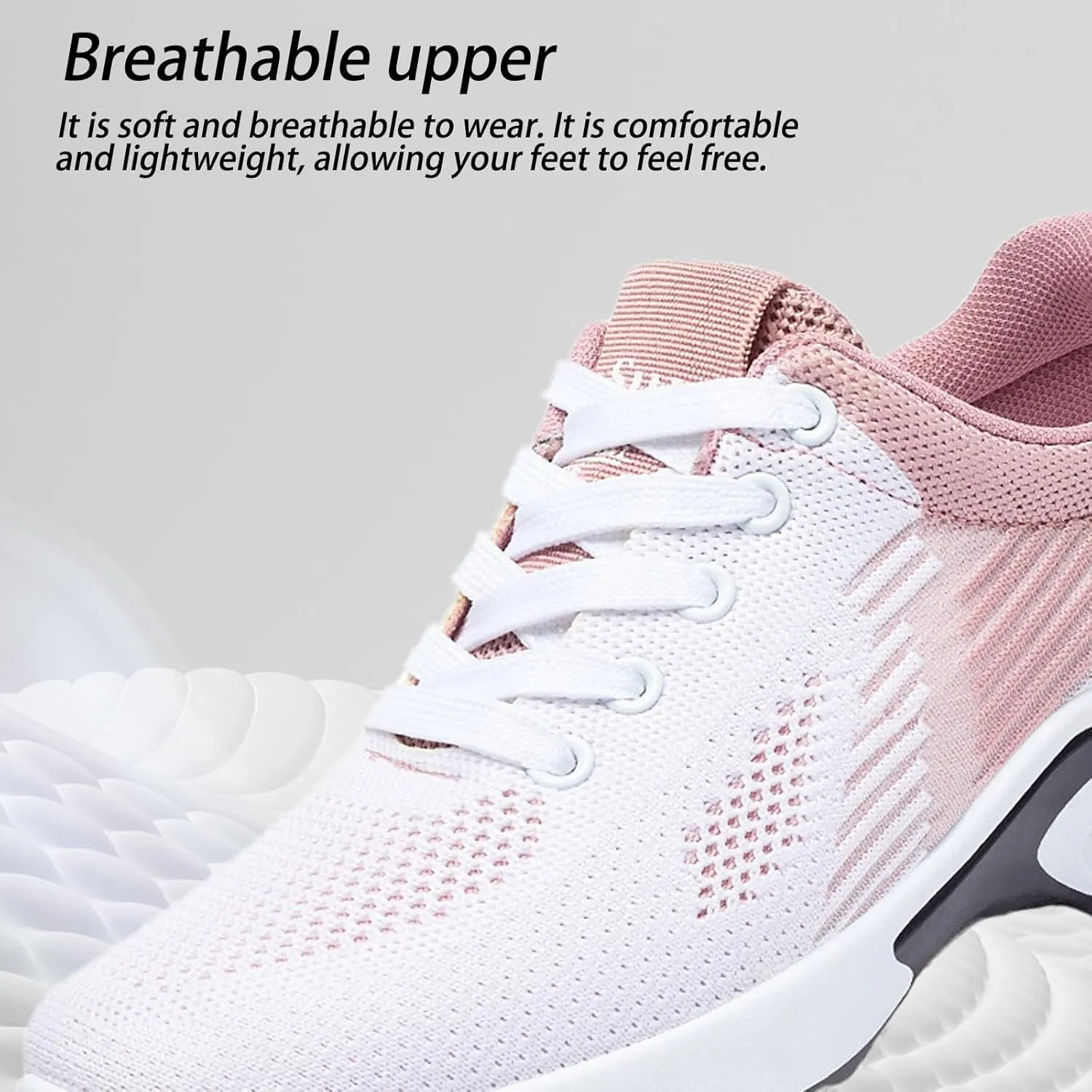 Musabela Orthopedic Shoes for Women - Arch Support, Ortho Pro Comfortwear Shoes, Slip-On Air Cushion Running Sneakers