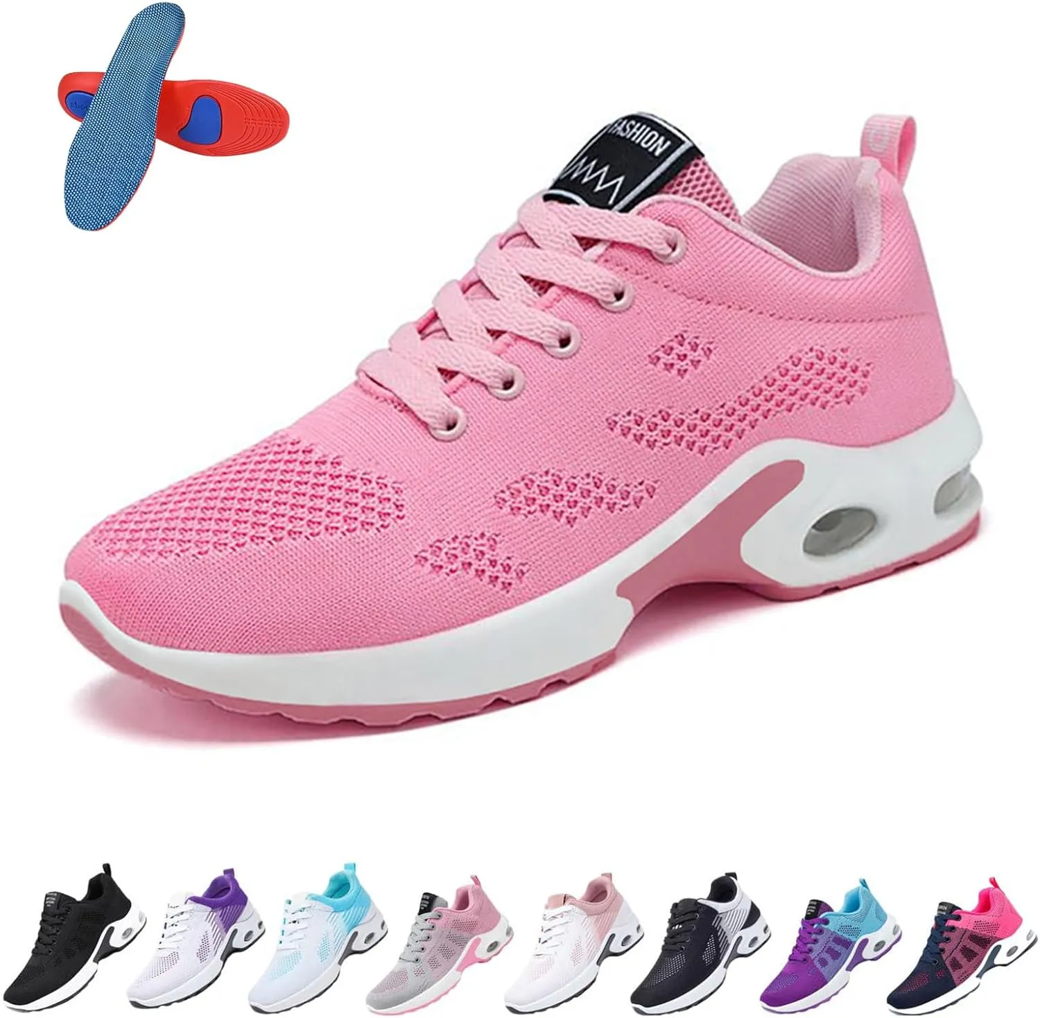 Musabela Orthopedic Shoes for Women - Arch Support, Ortho Pro Comfortwear Shoes, Slip-On Air Cushion Running Sneakers