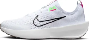 Nike Interact Run Women's Road Running Shoes (FD2292-102, White/Black-Football Grey-Vapor Green) Size 10