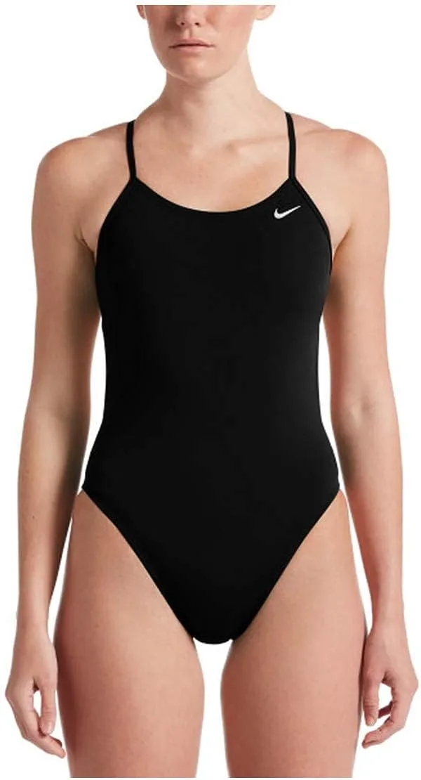 Nike Women's Hydrastrong Cut-Out One Piece,Black (001),26