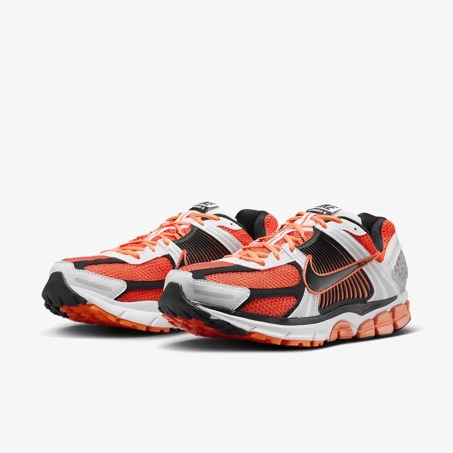 Nike Zoom Vomero 5 Mens (FB9149-800, Total Orange/White/Metallic Platinum/Black)