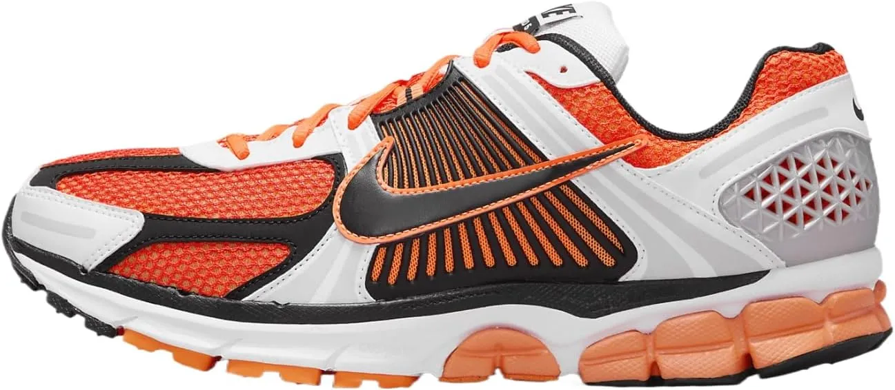 Nike Zoom Vomero 5 Mens (FB9149-800, Total Orange/White/Metallic Platinum/Black)