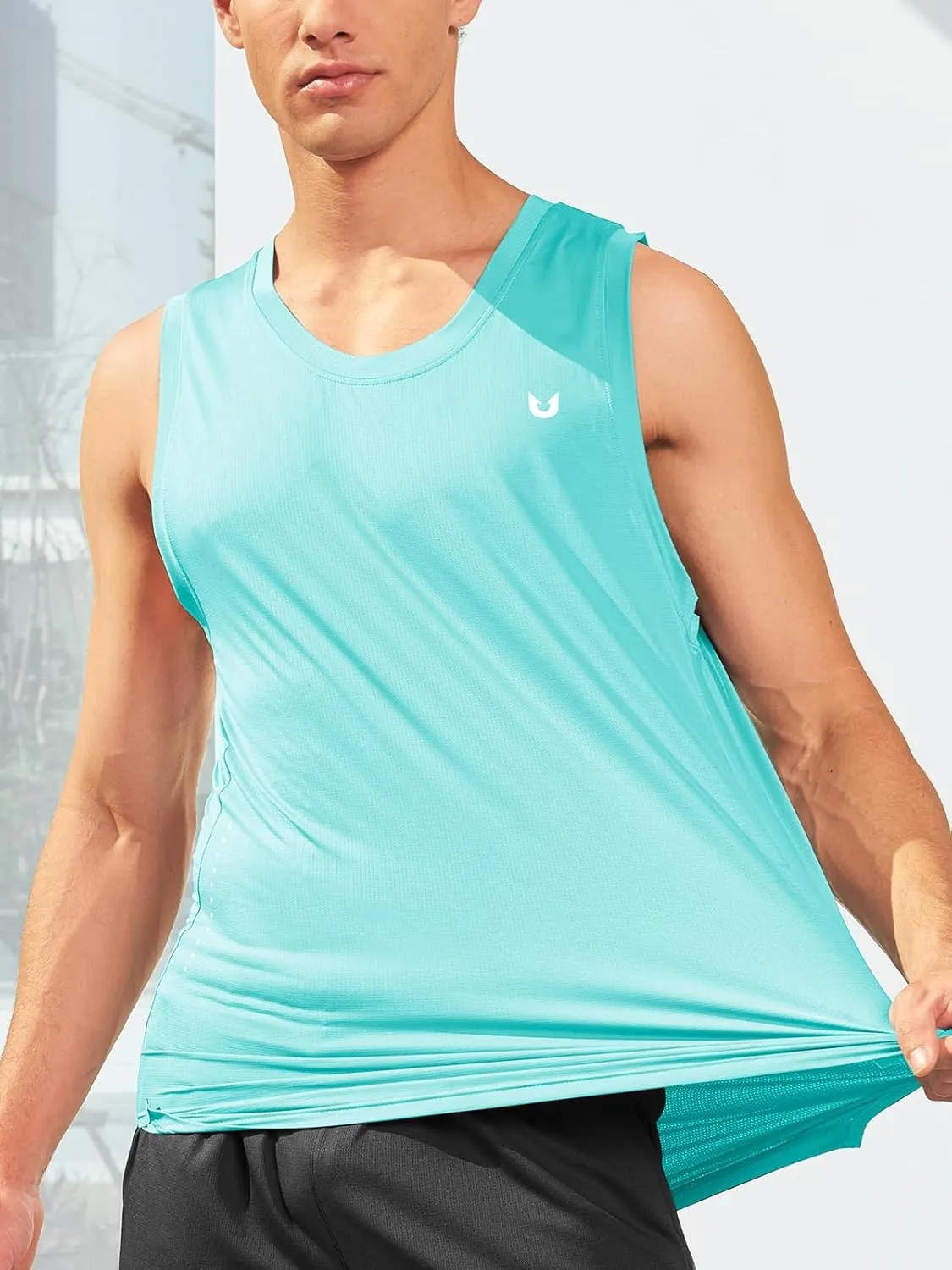 NORTHYARD Mens Athletic Tank Tops Quick Dry Running Shirts Muscle Sleeveless Sports Workout Training Teee