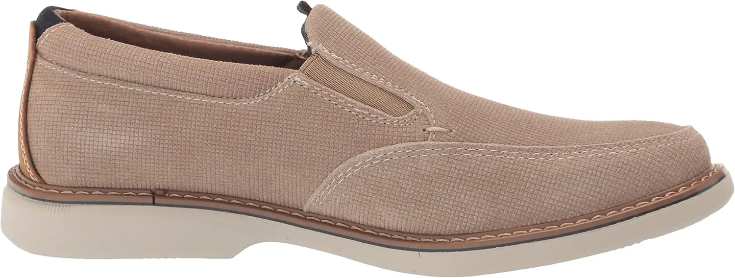 Nunn Bush Men's Otto Moccasin Toe Slip on Leather Loafer with Lightweight Sole