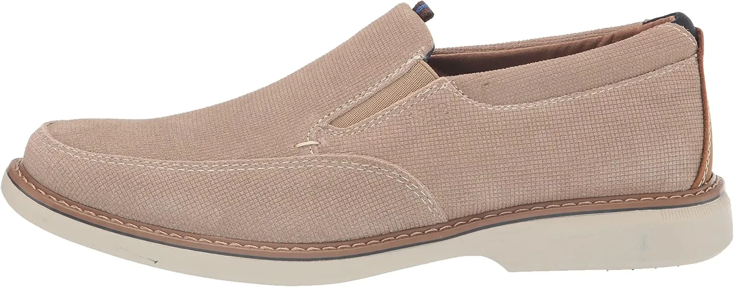 Nunn Bush Men's Otto Moccasin Toe Slip on Leather Loafer with Lightweight Sole
