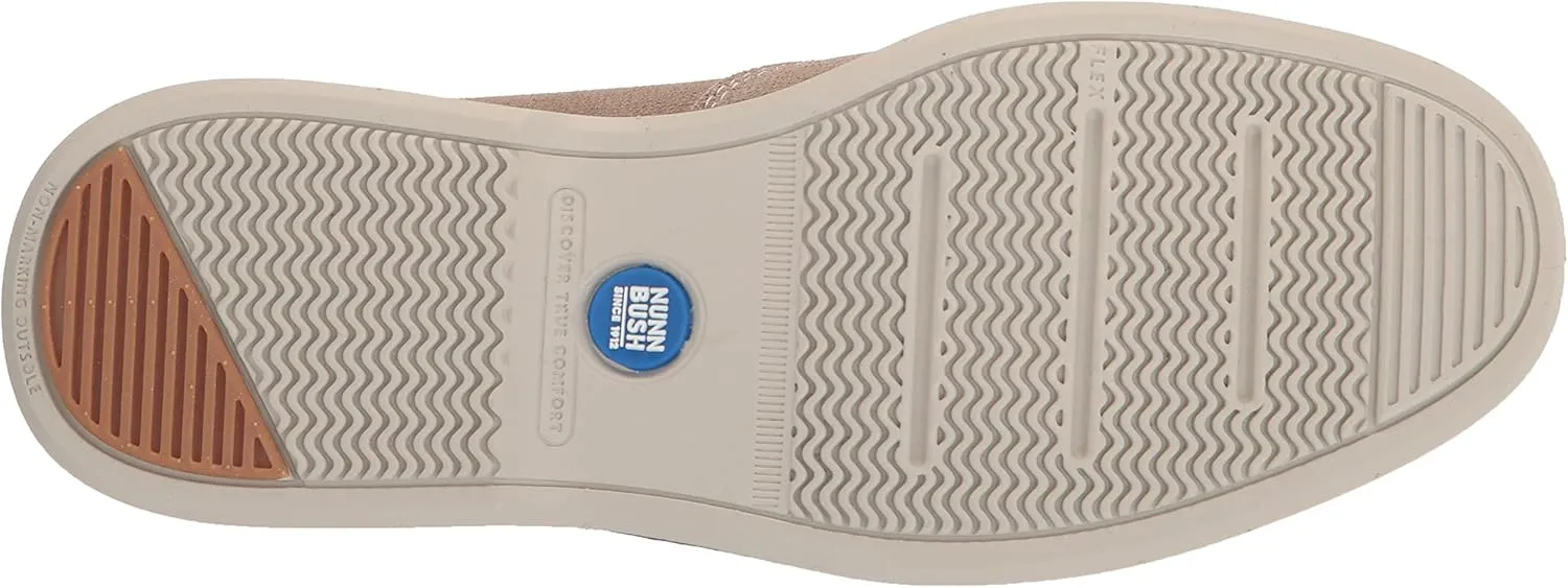 Nunn Bush Men's Otto Moccasin Toe Slip on Leather Loafer with Lightweight Sole