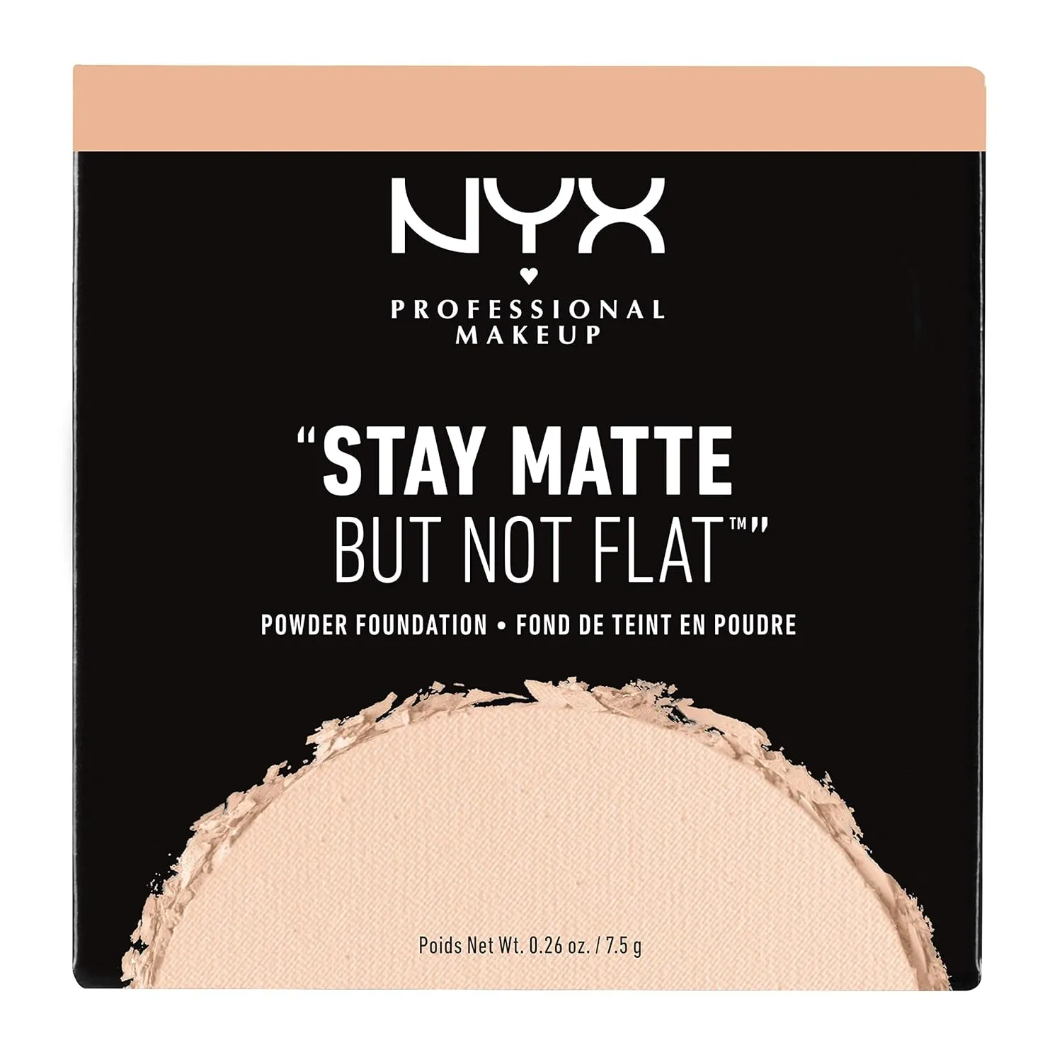 NYX PROFESSIONAL MAKEUP Stay Matte But Not Flat Powder Foundation, Natural
