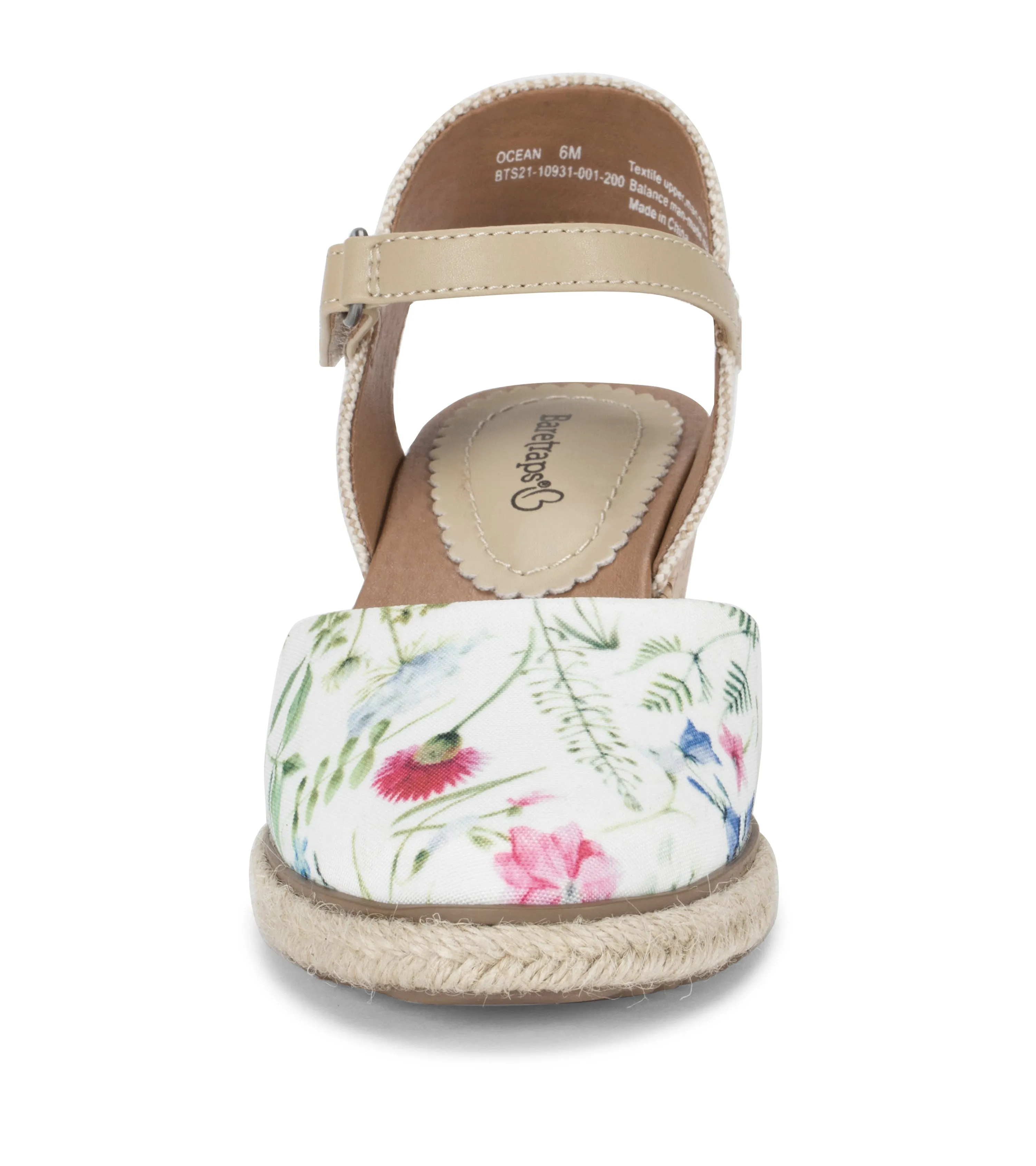 Ocean Closed Toe Wedge Sandal